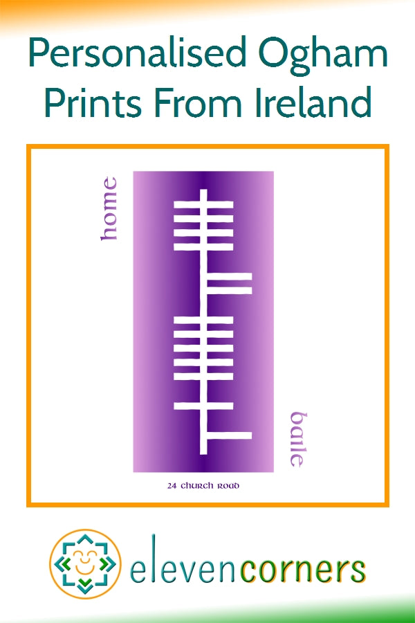 Ogham Prints - Personalised Wall Art From Ireland