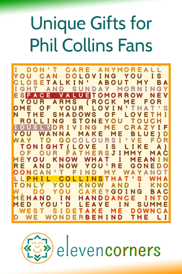 gifts for phil collins fans