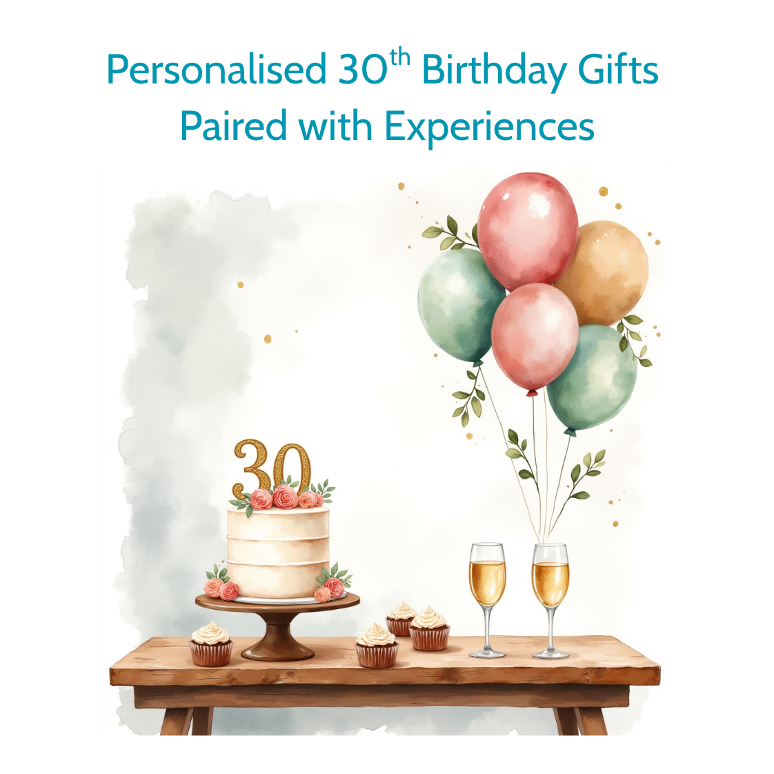 Pair the experience with a keepsake: personalised gifts that make 30th birthdays memorable