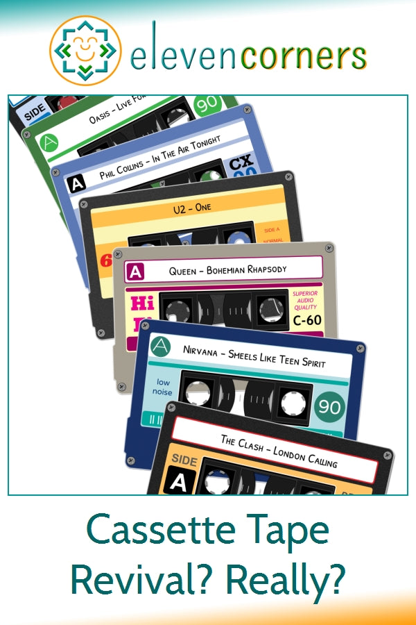 Cassette tape revival and personalised cassette tape prints