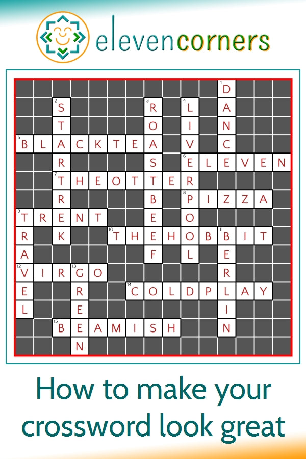 How to make your crossword puzzle look great