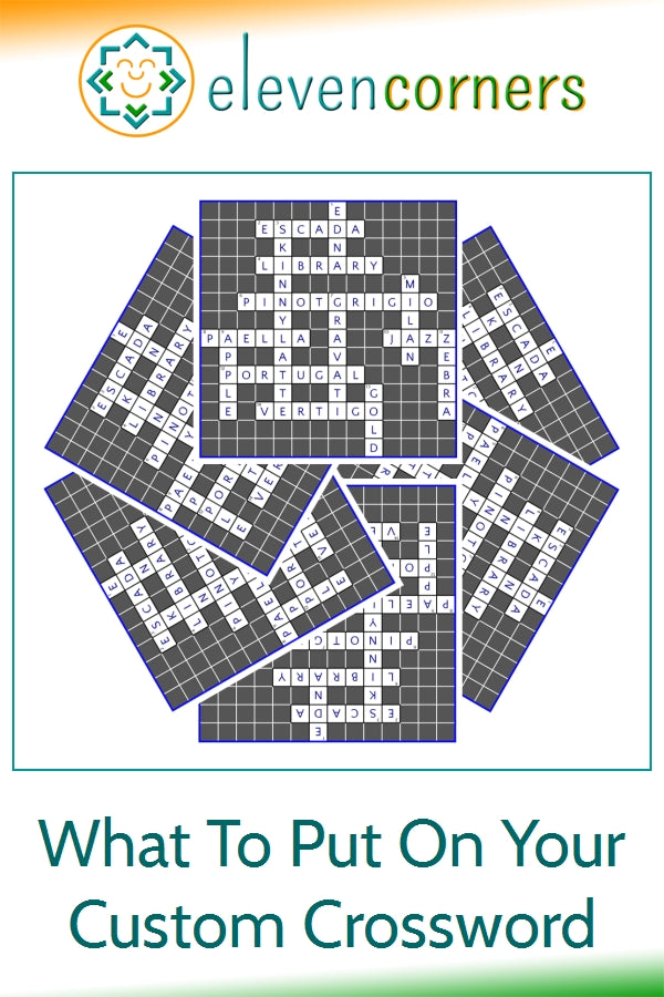 Custom crossword puzzles ideas - what to put on your crossword