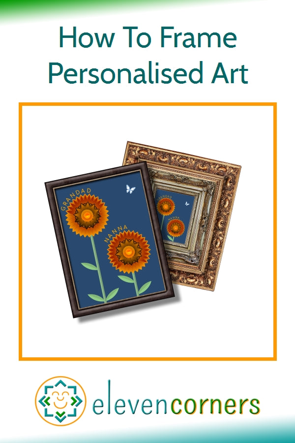 How To Frame Personalised Art