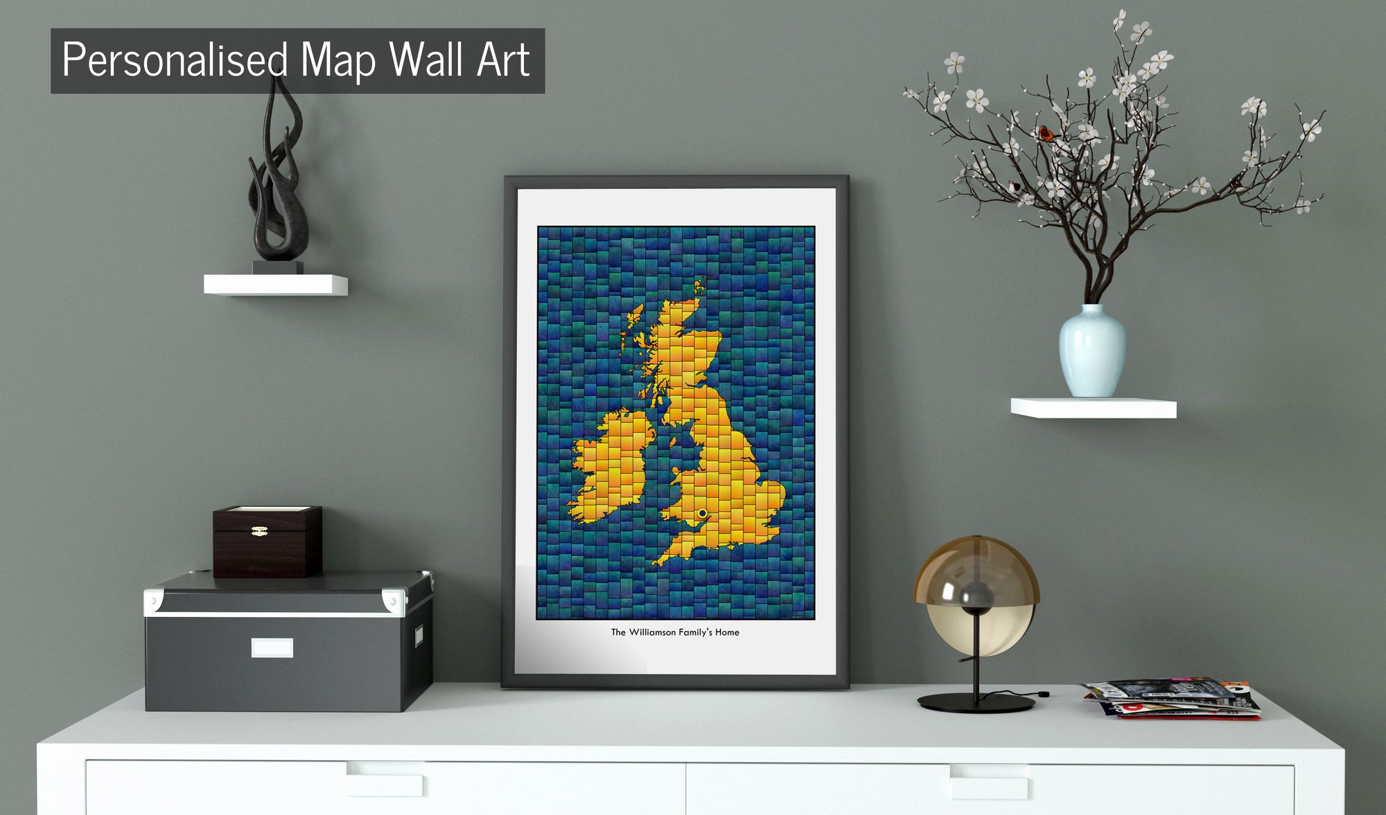 Personalised Map Wall Art