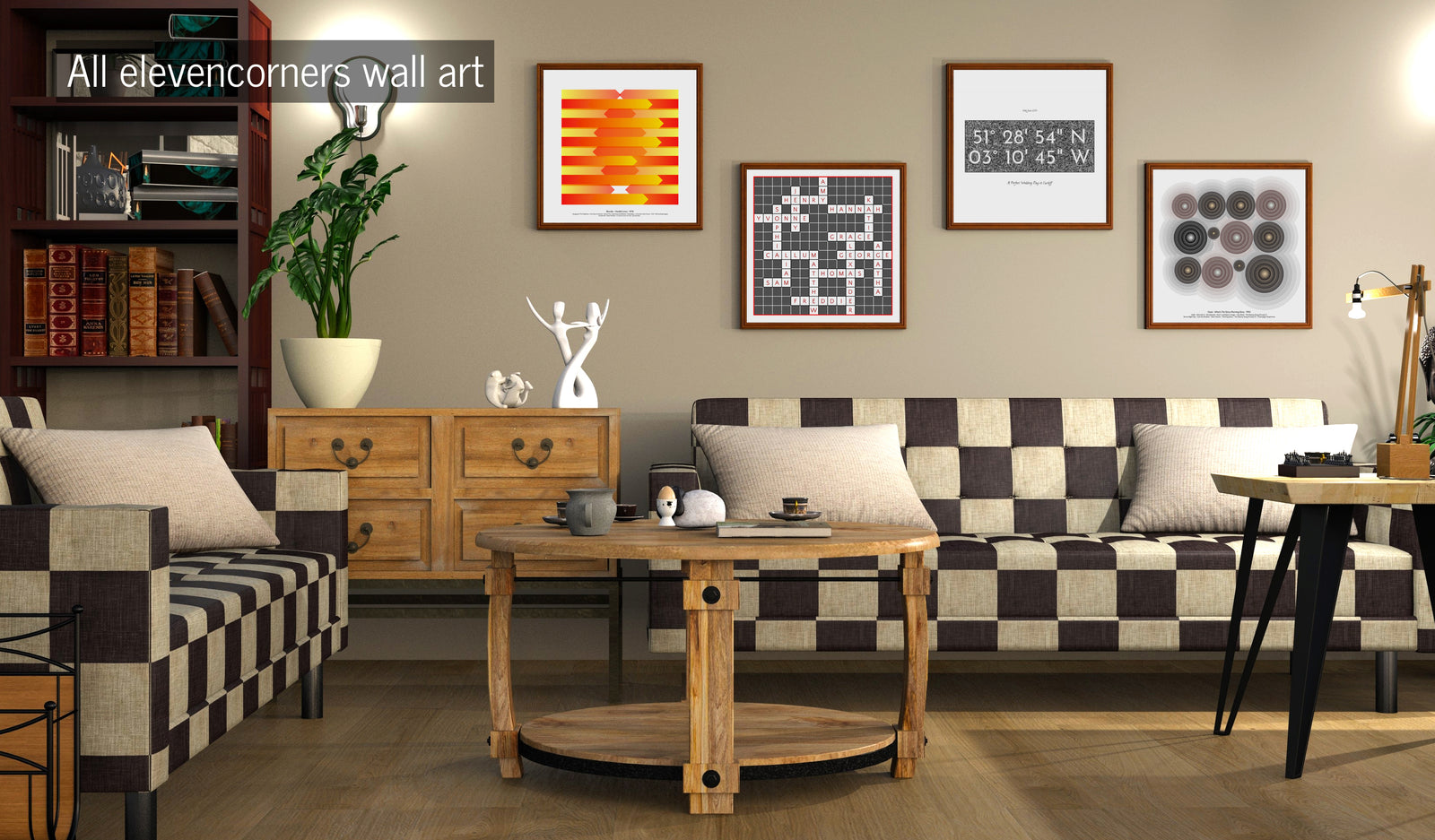 All elevencorners Wall Art