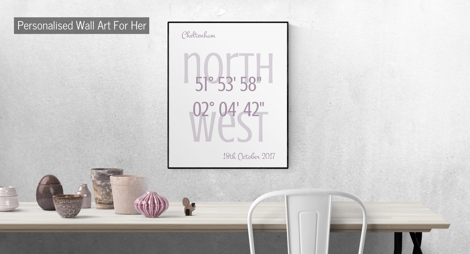 Personalised Wall Art For Her