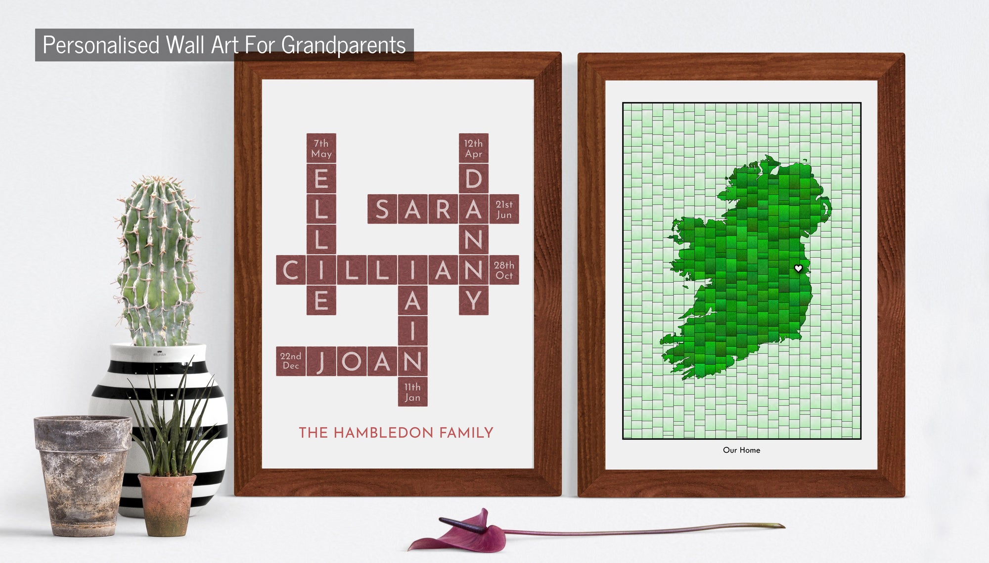 Personalised Wall Art For Grandparents
