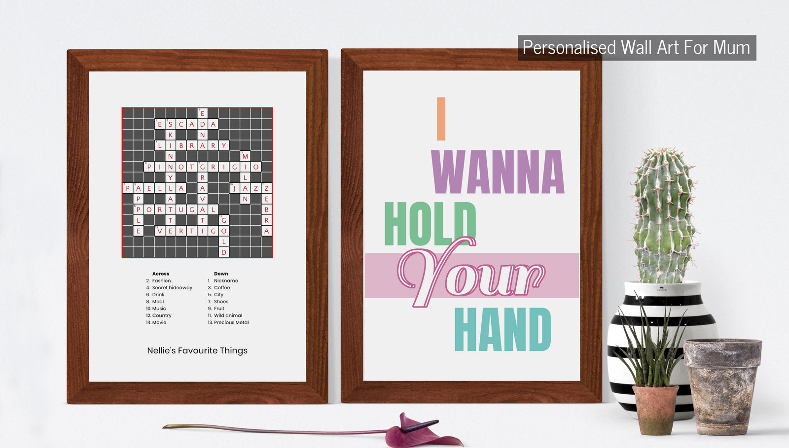 Personalised Wall Art For Mum