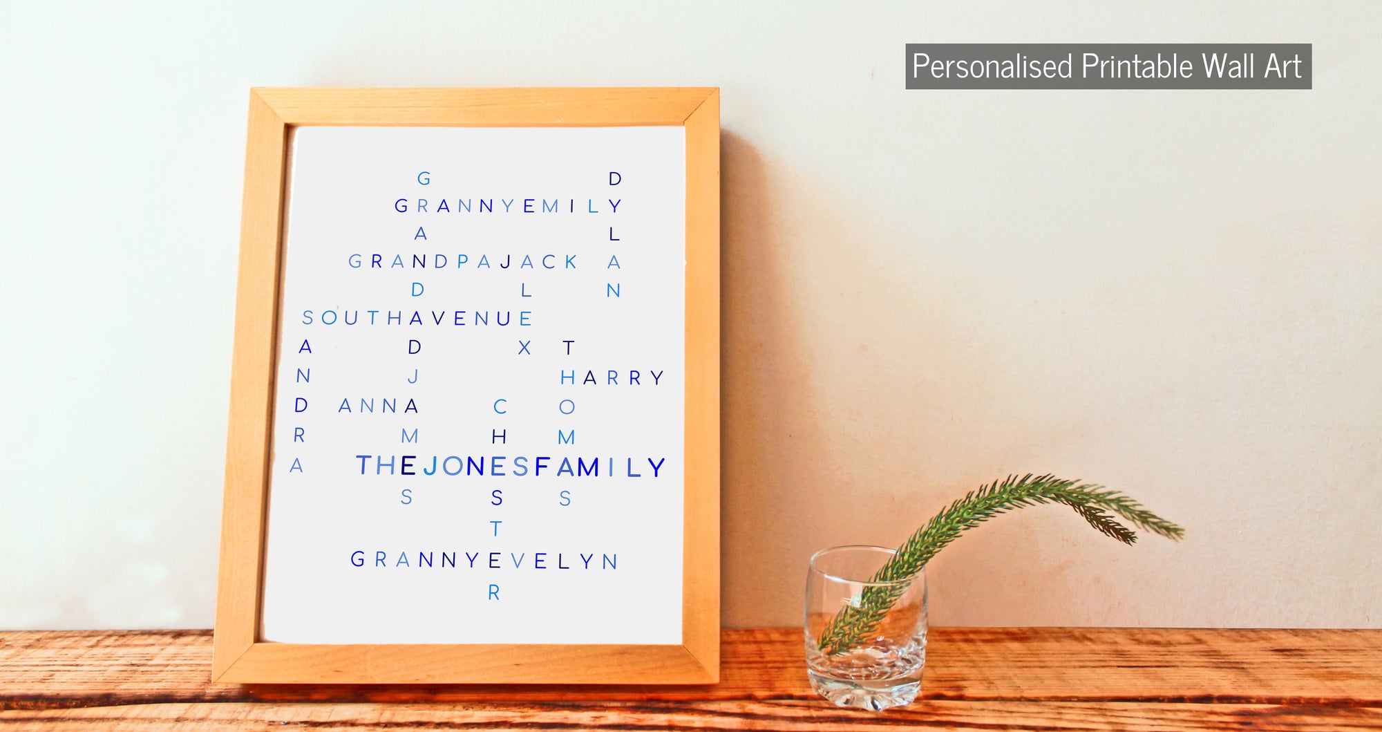 Personalised Printable Wall Art