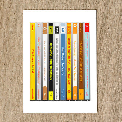 Personalised 1962 Music Birthday Card - Year You Were Born CD