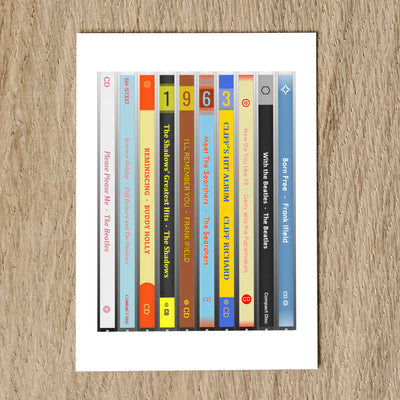 Personalised 1963 Music Birthday Card - Year You Were Born CD