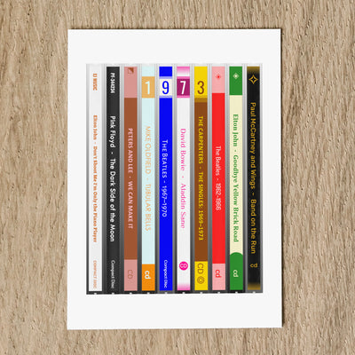 Personalised 1973 Music Birthday Card - Year You Were Born CD