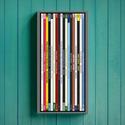 16th Birthday Music Print – Every number one song on your birthday since you were born - Personalised gift