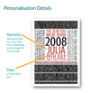 Personalised Born In 2007 Facts Print UK