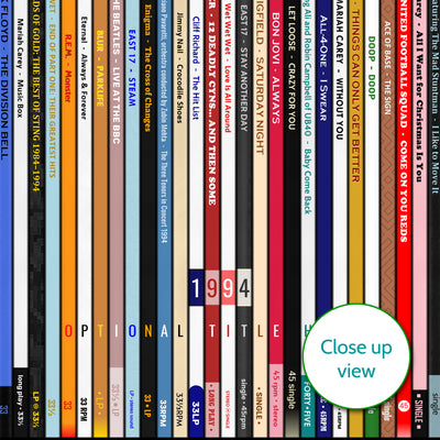 Personalised Music Print - 1994 UK Record Collection Print