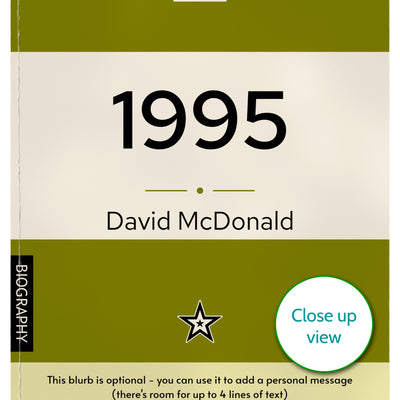 Personalised Vintage Paperback Book Cover Print  - Any Year | Any Year Birthday Gift