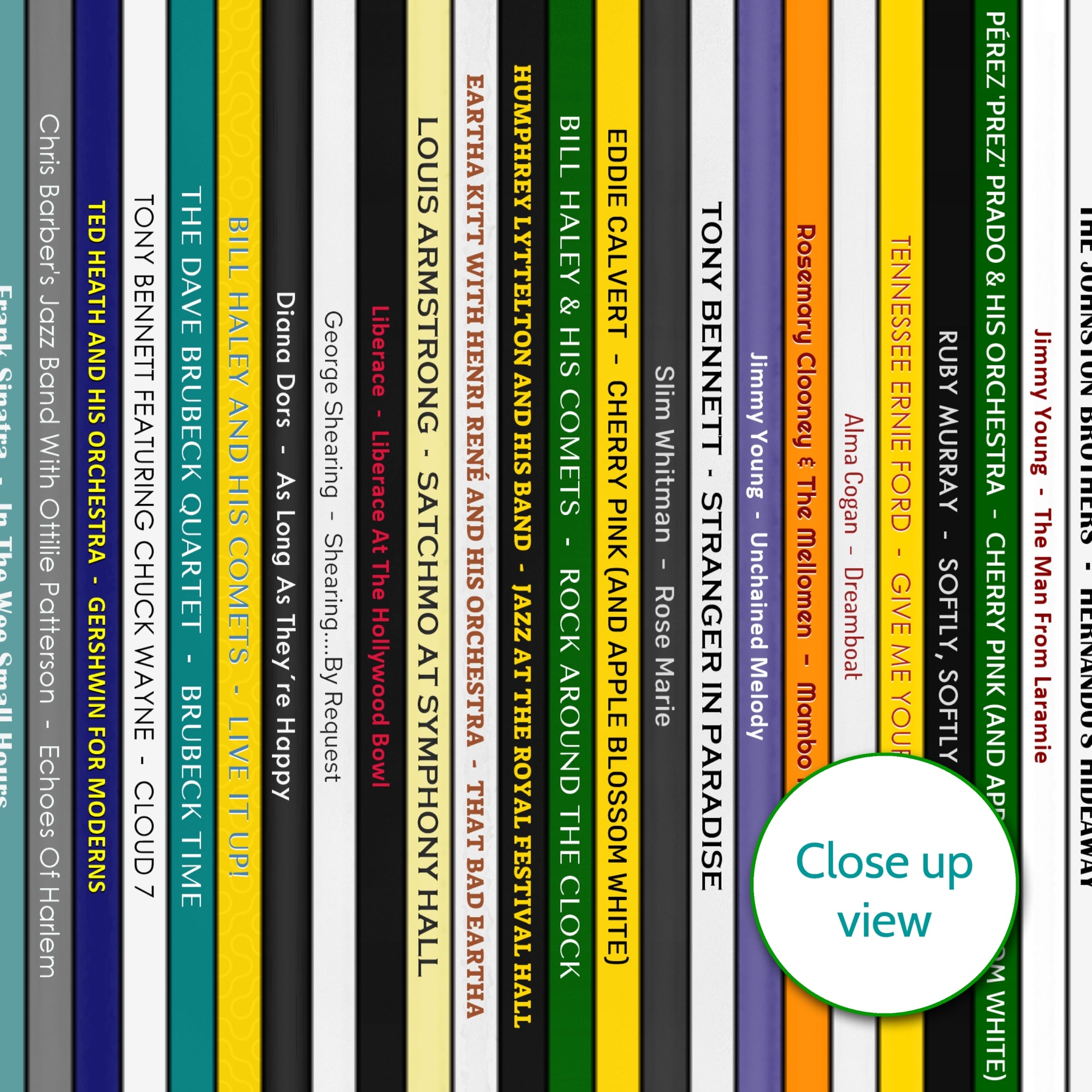 Personalised Music Print - 1955 UK Record Collection Print