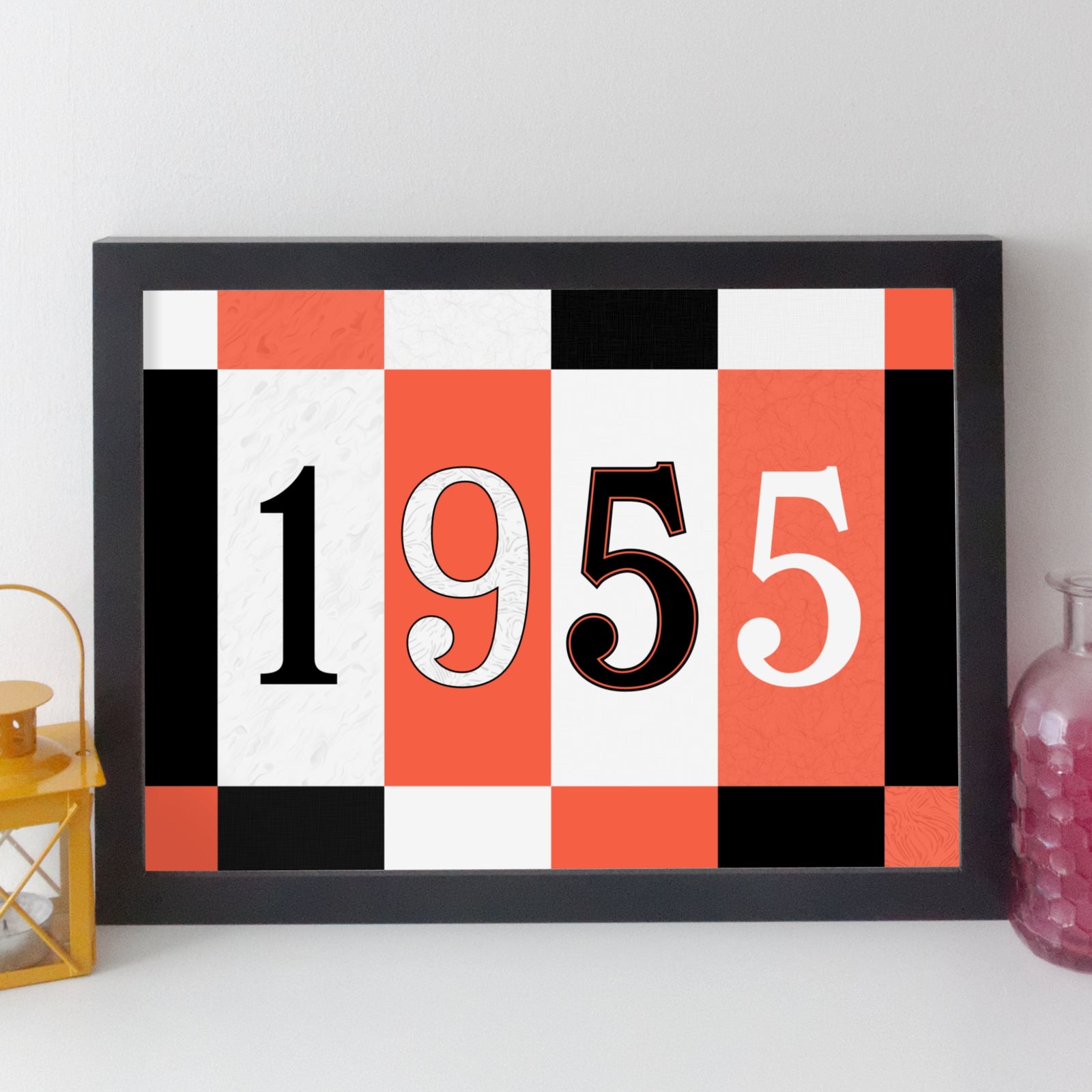 Personalised Year Print – Quirky Personalised Poster | Birth Year Print | Birthday Gift for Him or Her