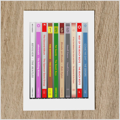 Personalised 1966 Music Birthday Card - Year You Were Born CD