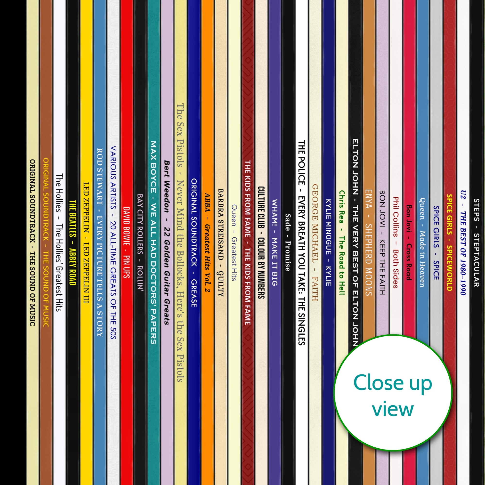 60th Birthday Gift – Every number one music album on your birthday print - Personalised 1966 print