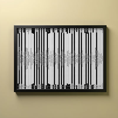 50th Birthday Gift – Popular Songs Of 1976 - Music Print Personalised