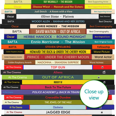 1986 Movies Print – Personalised Year of Film Gift - Year Poster - Birthday Gift