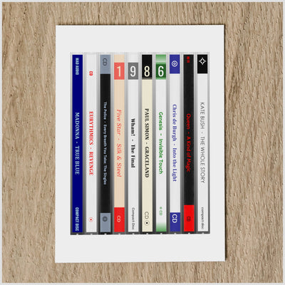 Personalised 1986 Music Birthday Card - Year You Were Born CD