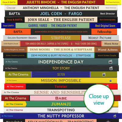 1996 Movies Print – Personalised Year of Film Gift - Year Poster - Birthday Gift