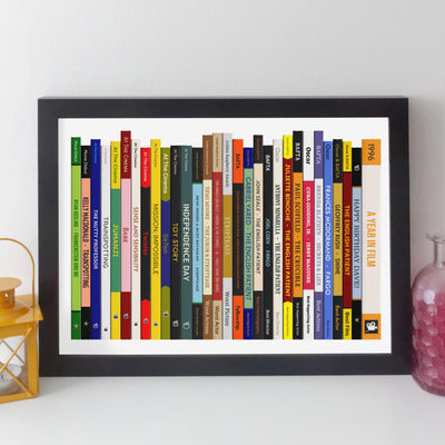 1996 Movies Print – Personalised Year of Film Gift - Year Poster - Birthday Gift