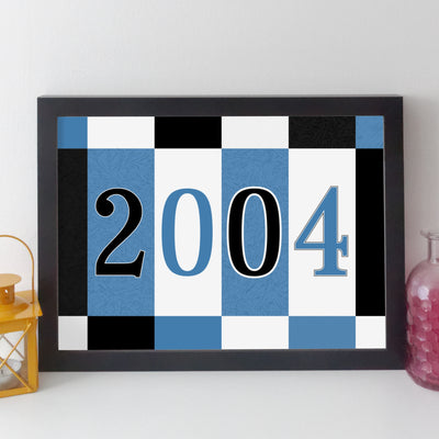 Personalised Year Print – Quirky Personalised Poster | Birth Year Print | Birthday Gift for Him or Her