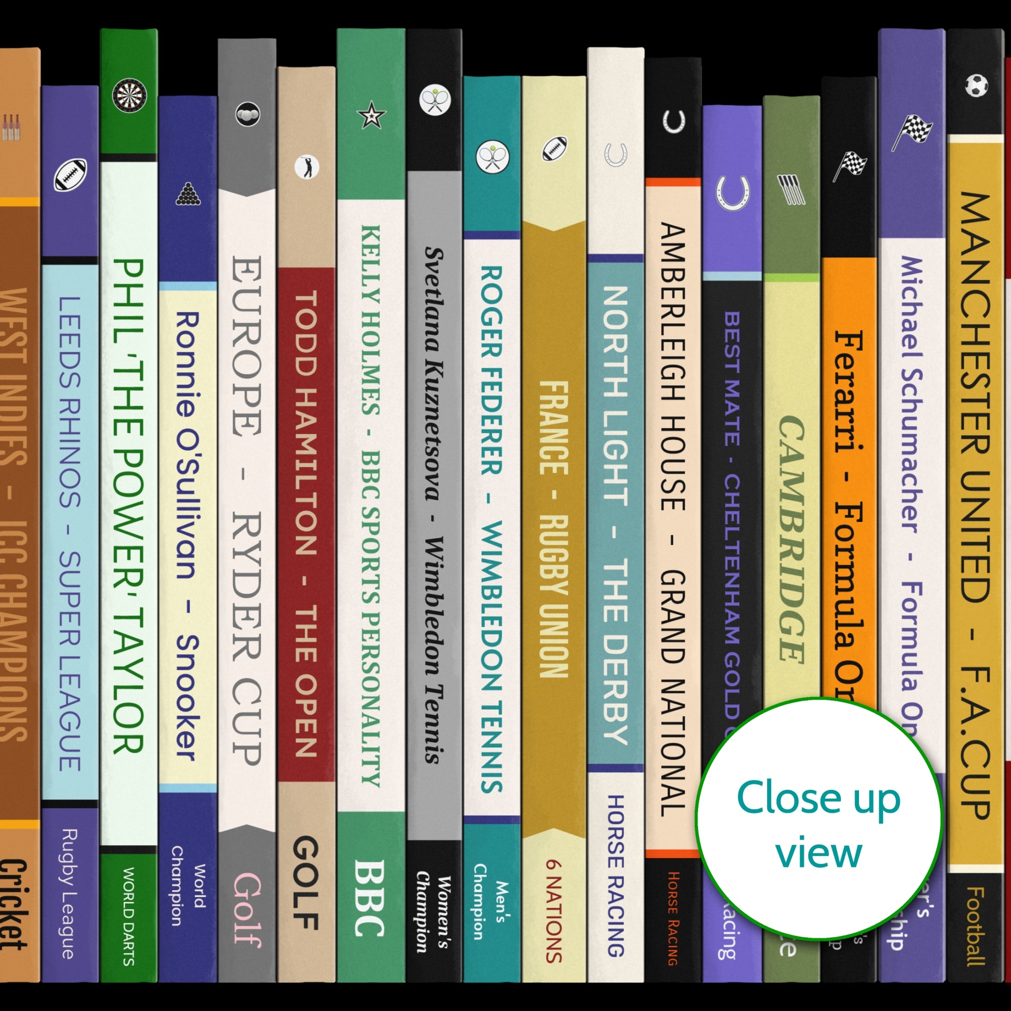 Sports Print Any Year – Personalised Year of Sport Gift for Him – Year Poster