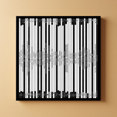 21st Birthday Gift – Popular Songs Of 2005- Music Print Personalised