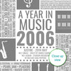 Personalised Music Facts Print - Any Year