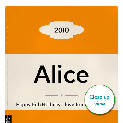 Personalised 2010 Vintage Paperback Book Cover Print | Birthday Gift