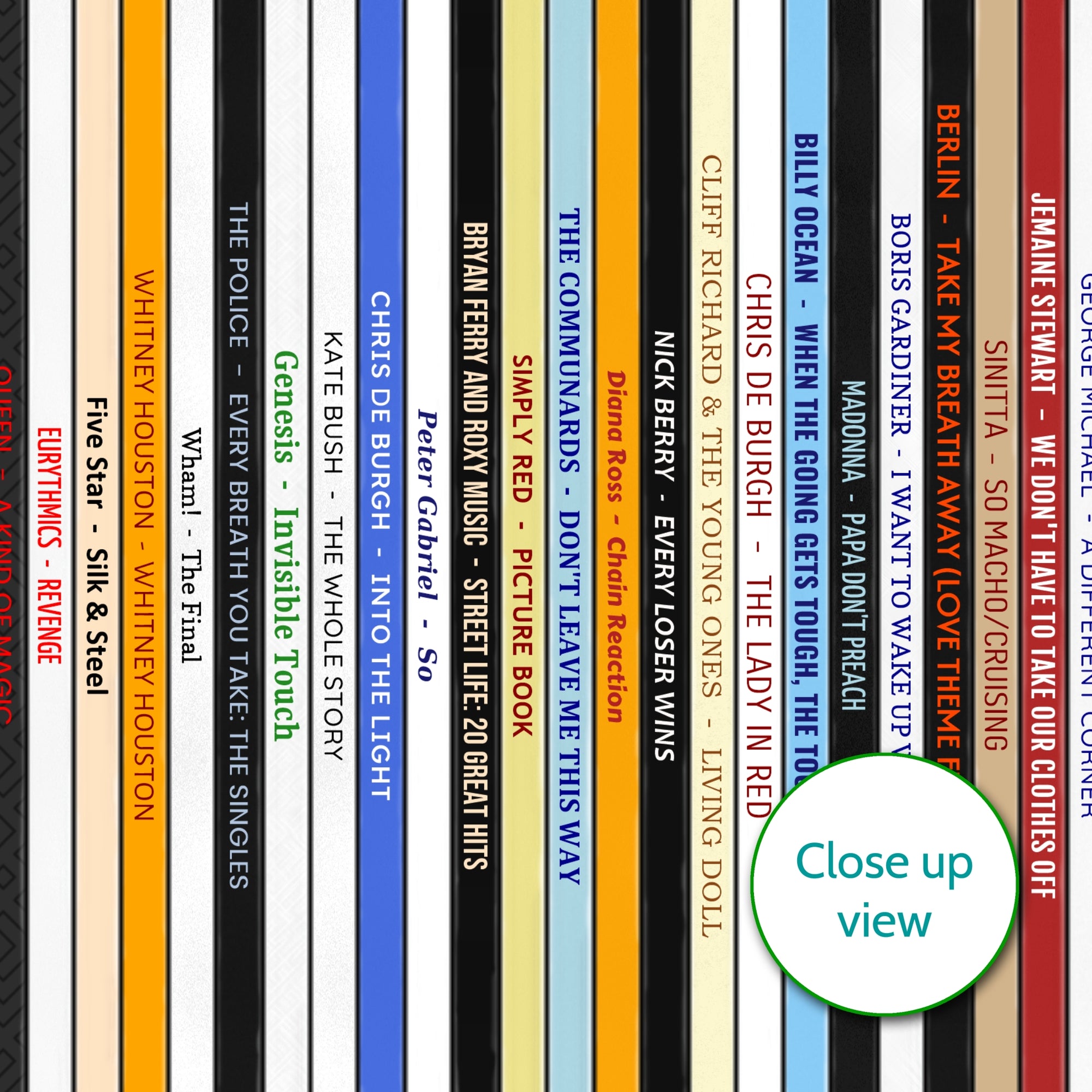 Personalised Music Print - 1986 UK Record Collection Print