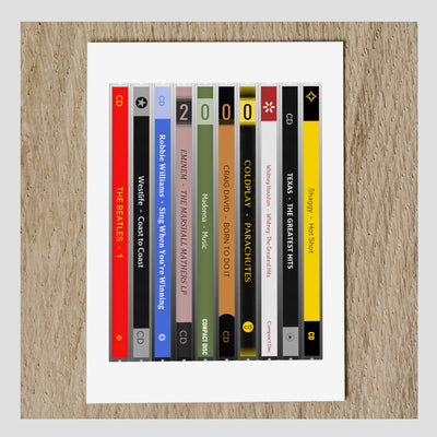 Personalised 2000 Music Birthday Card - Year You Were Born CD