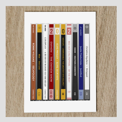 Personalised 2002 Music Birthday Card - Year You Were Born CD
