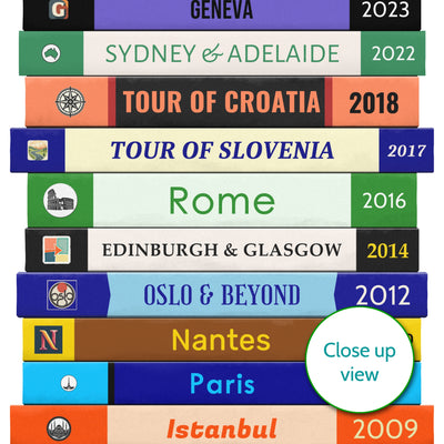 Personalised Travel Destination Book Print