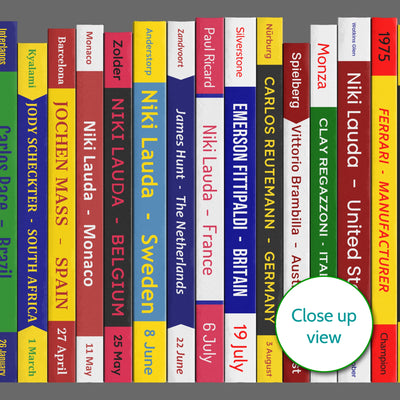 Formula One Any Year Print | F1 Grand Prix Winners | Personalised Gift for Him