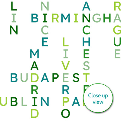 Personalised Travel Crossword Print