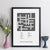 Personalised Traditional Crossword Print With Clues