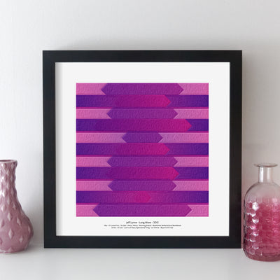Personalised Favourite Music Album Print - arrow style