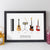 Personalised Family Music Print
