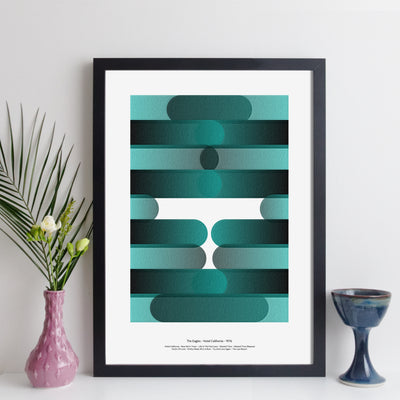 Personalised Favourite Music Album Print - round style