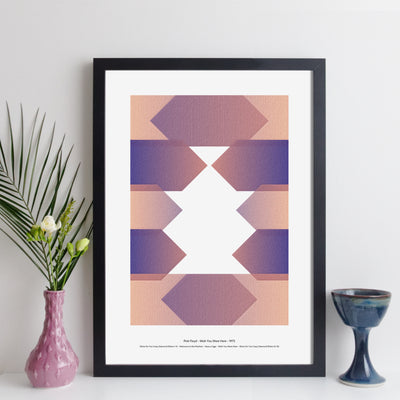 Personalised Favourite Music Album Print - arrow style