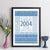 Personalised Born In 2004 Facts Print UK - personalised 2004 print birthday gift idea