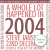 Personalised Born In 2004 Facts Print UK - personalised 2004 print birthday gift idea