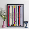 Personalised Year Of Music Record Collection Print