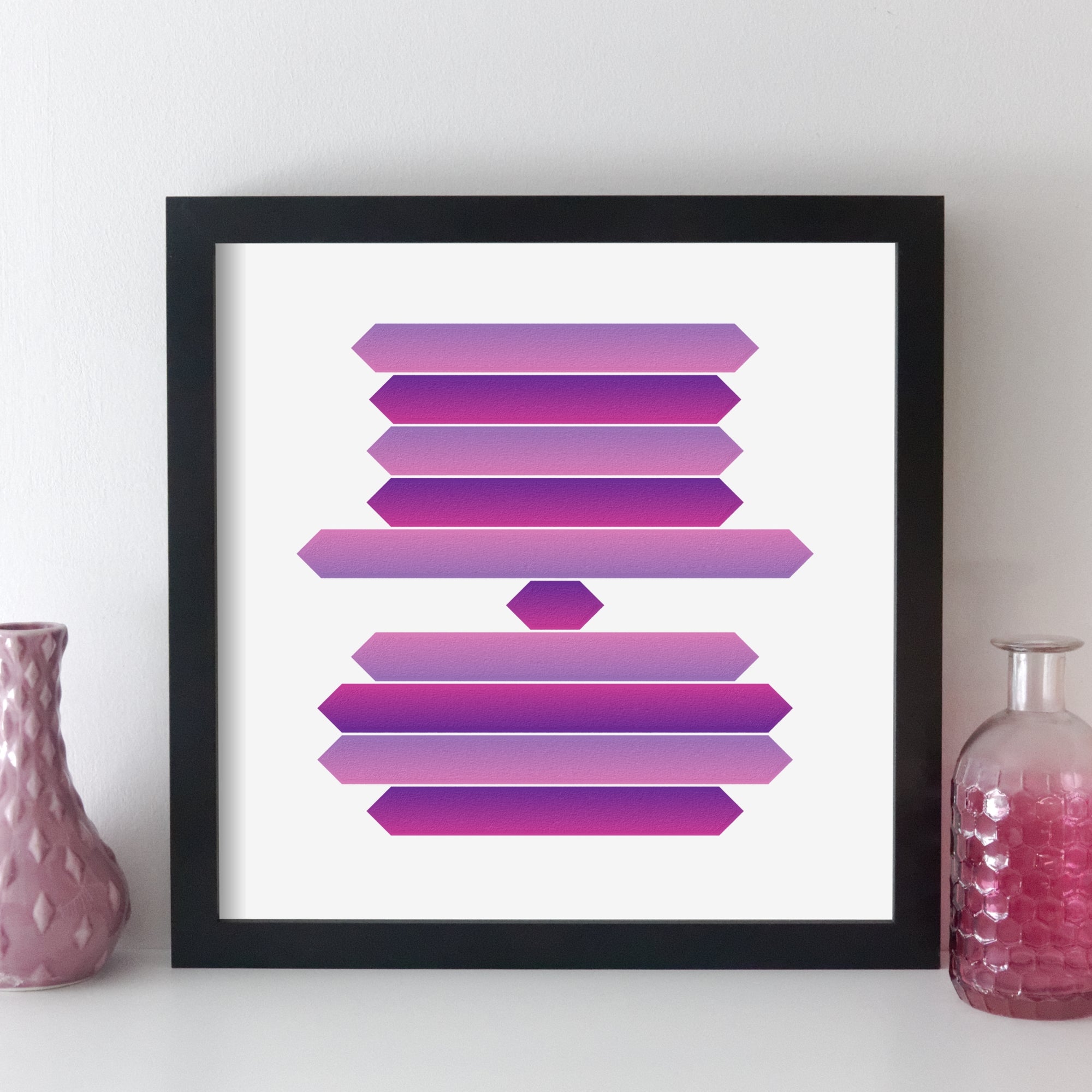 Personalised Favourite Music Album Art Print - arrow style