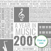 Personalised 2001 Music Facts Print - 1963 Year You Were Born Music Print - 2001 birthday gift idea